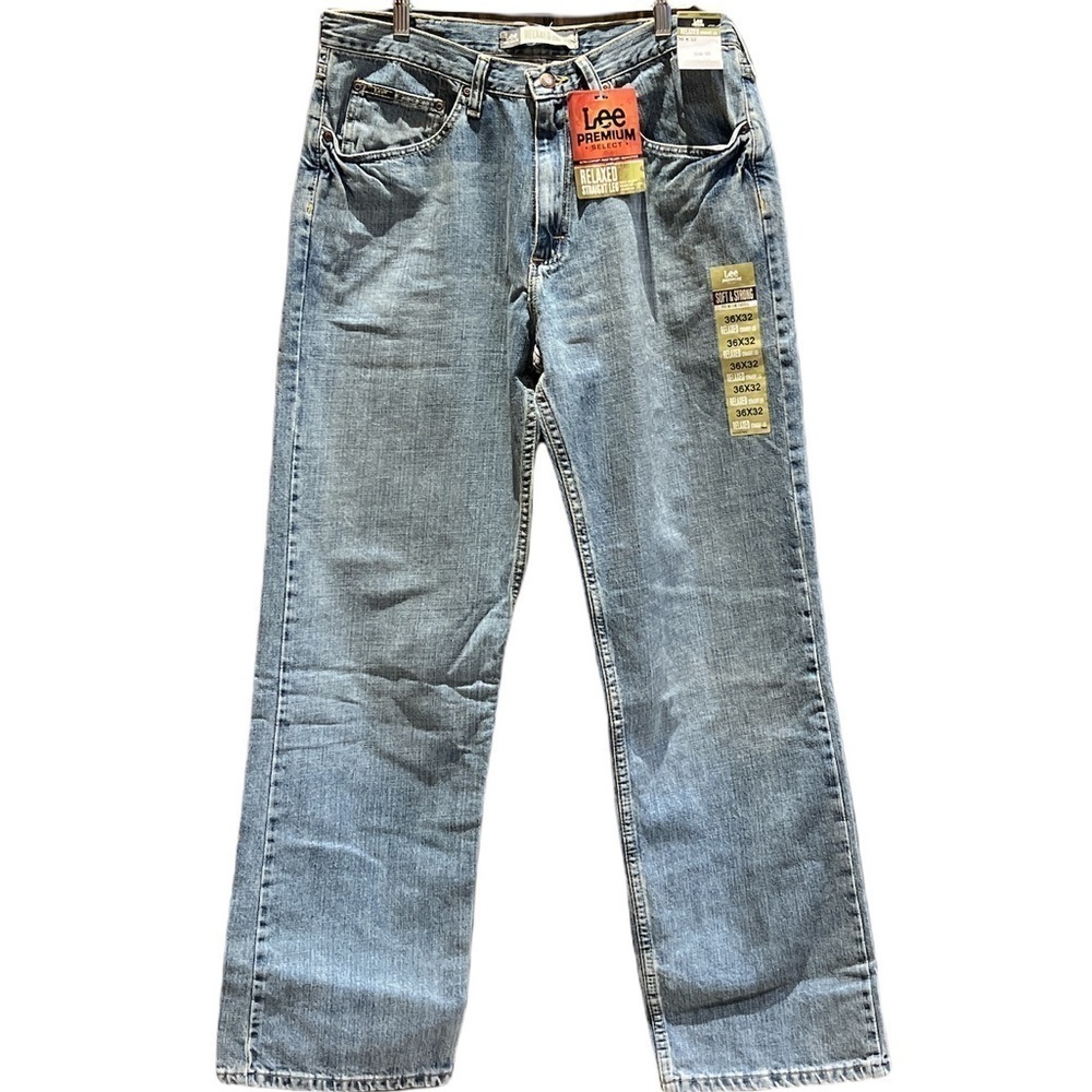 NWT’S LEE PREMIUM SELECT RELAXED FIT STRAIGHT LEG JEAN New SZ 36